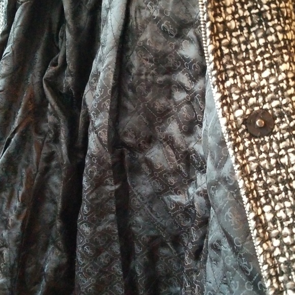 Guess Jean's Wool blend leather trim jacket - Picture 5 of 8